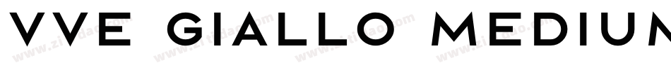 VVE Giallo Medium字体转换